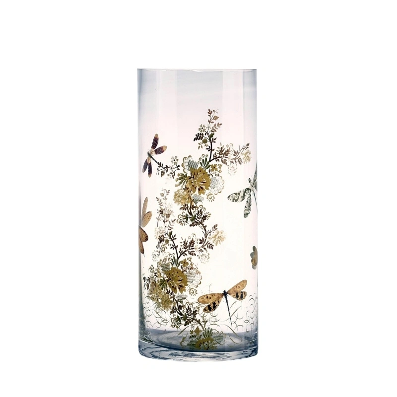 Graphic Garden Glass Cylinder - Image 2