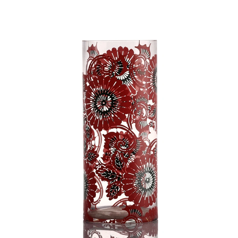 Graphic Garden Glass Cylinder - Image 3