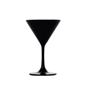 Black Martini Glassware