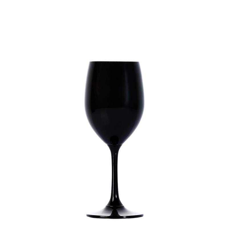 Black Wine glassware