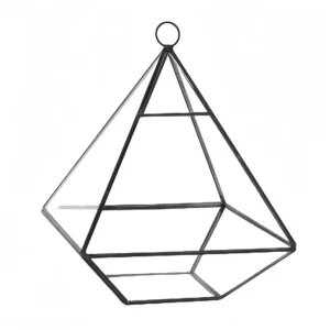 Geometric Terrariums Featuring Metal Frames