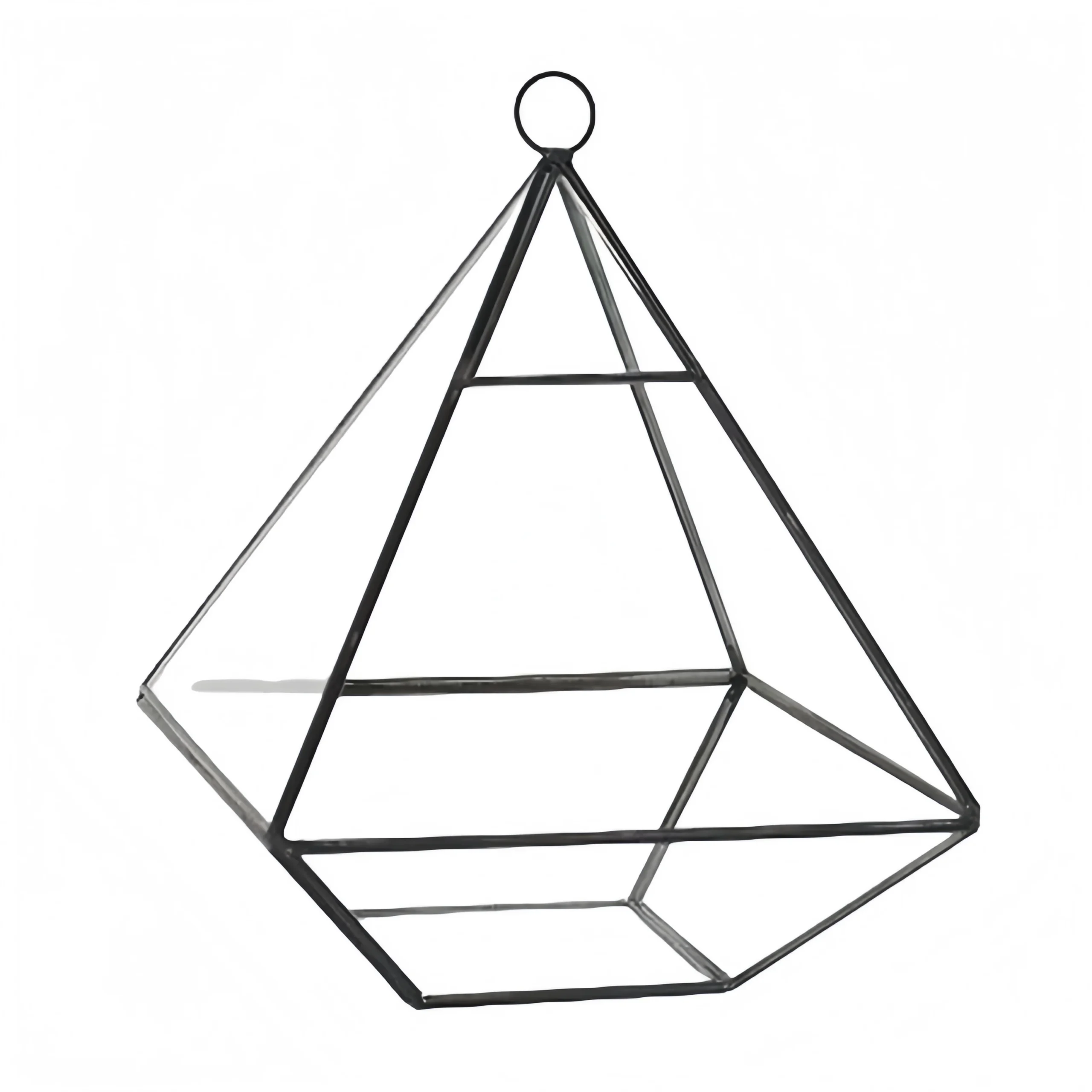 Geometric Terrariums Featuring Metal Frames