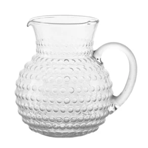 Dotted Glass Water Jug