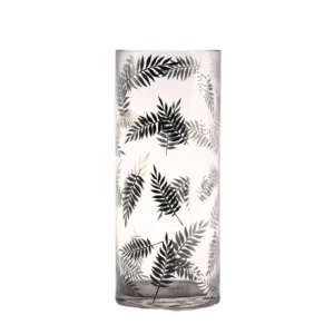 Leaves Decal Glass Cylinders