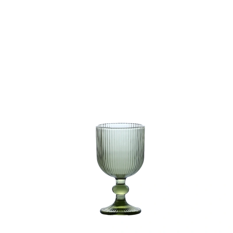Green Drinking Glasses Set - Image 4