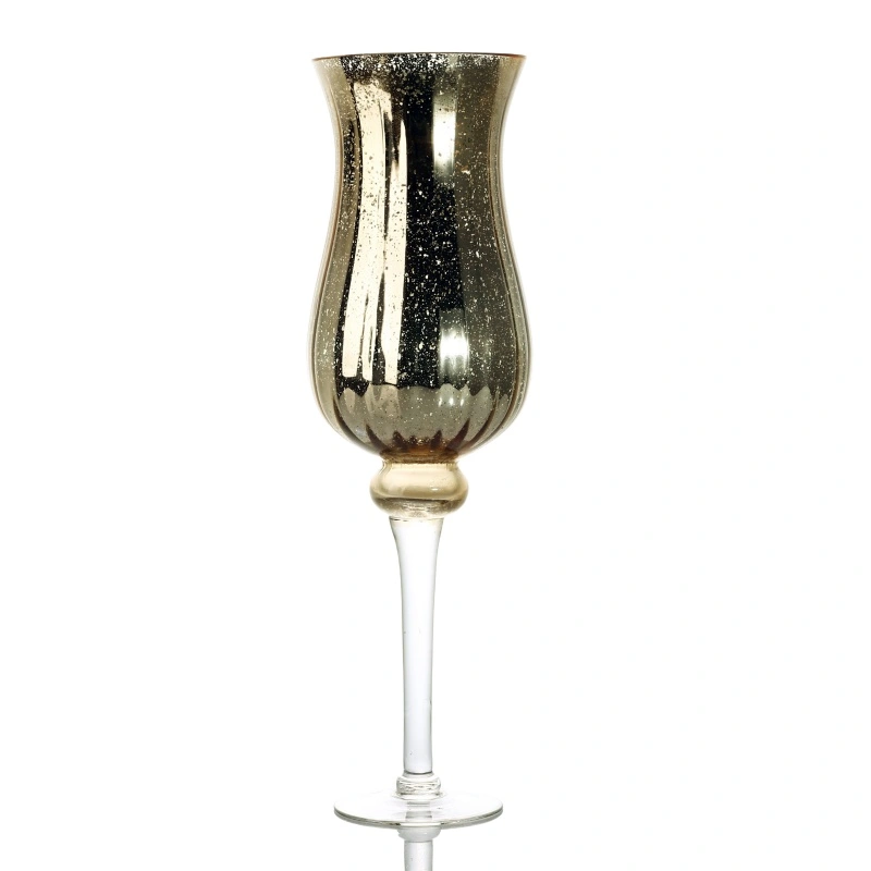 Oversized Glass Goblet Vase - Image 4