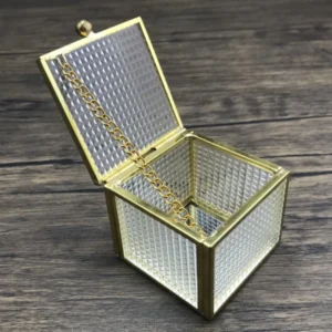 Golden Glass Decoration Boxes