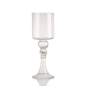 Clear Glass Candle Holders