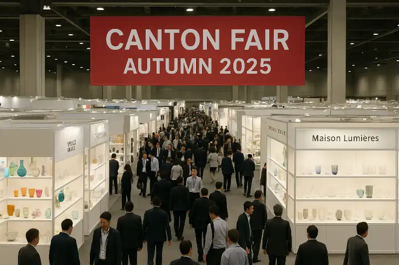 Canton Fair 2025 exhibition hall full of buyers and suppliers
