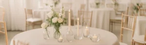 Wedding glass centerpieces
